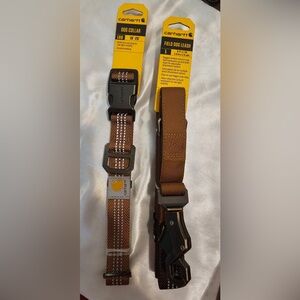 Carhartt Reflective Dog Collar (L) and Nylon Duck Leash (L)